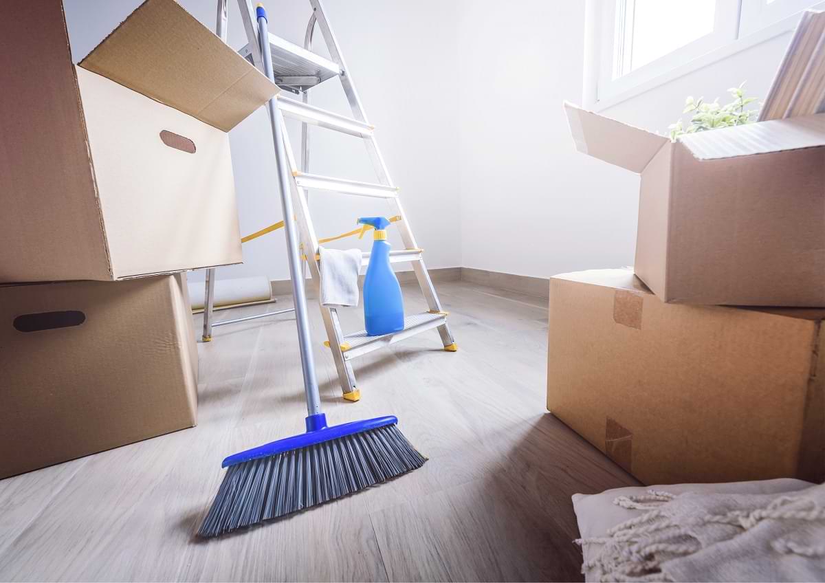 Cleaning services for senior moves